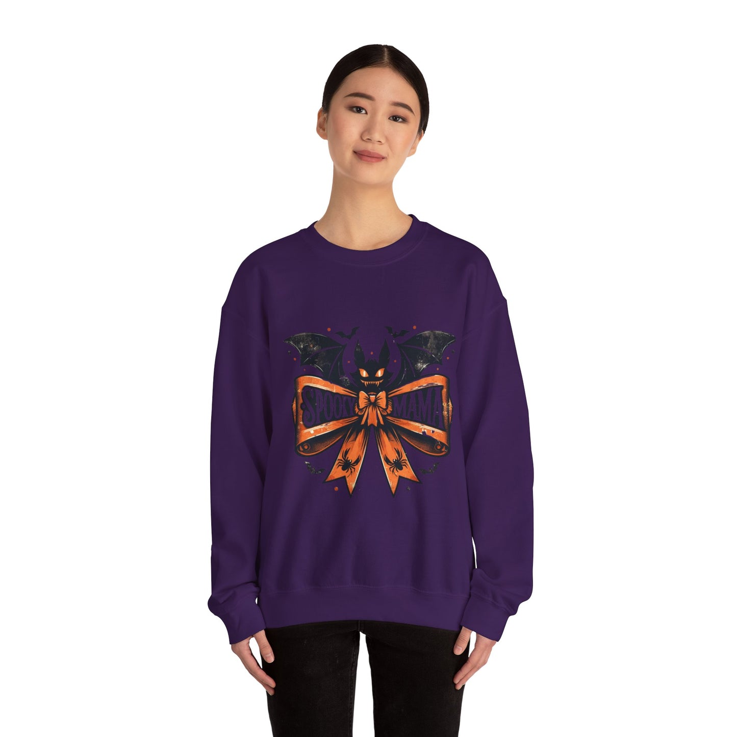 Spooky Mama Halloween Sweatshirt – Unisex Heavy Blend Crewneck