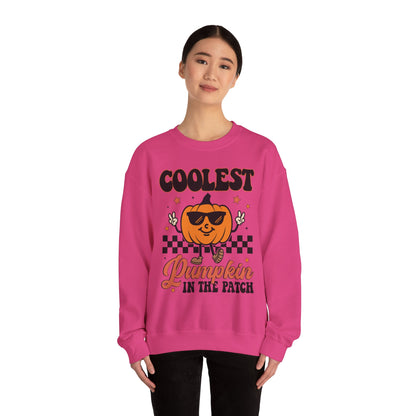 Coolest Pumpkin in the Patch Halloween Sweatshirt – Unisex Cozy Crewneck