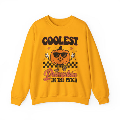 Coolest Pumpkin in the Patch Halloween Sweatshirt – Unisex Cozy Crewneck