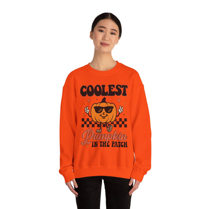 Coolest Pumpkin in the Patch Halloween Sweatshirt – Unisex Cozy Crewneck