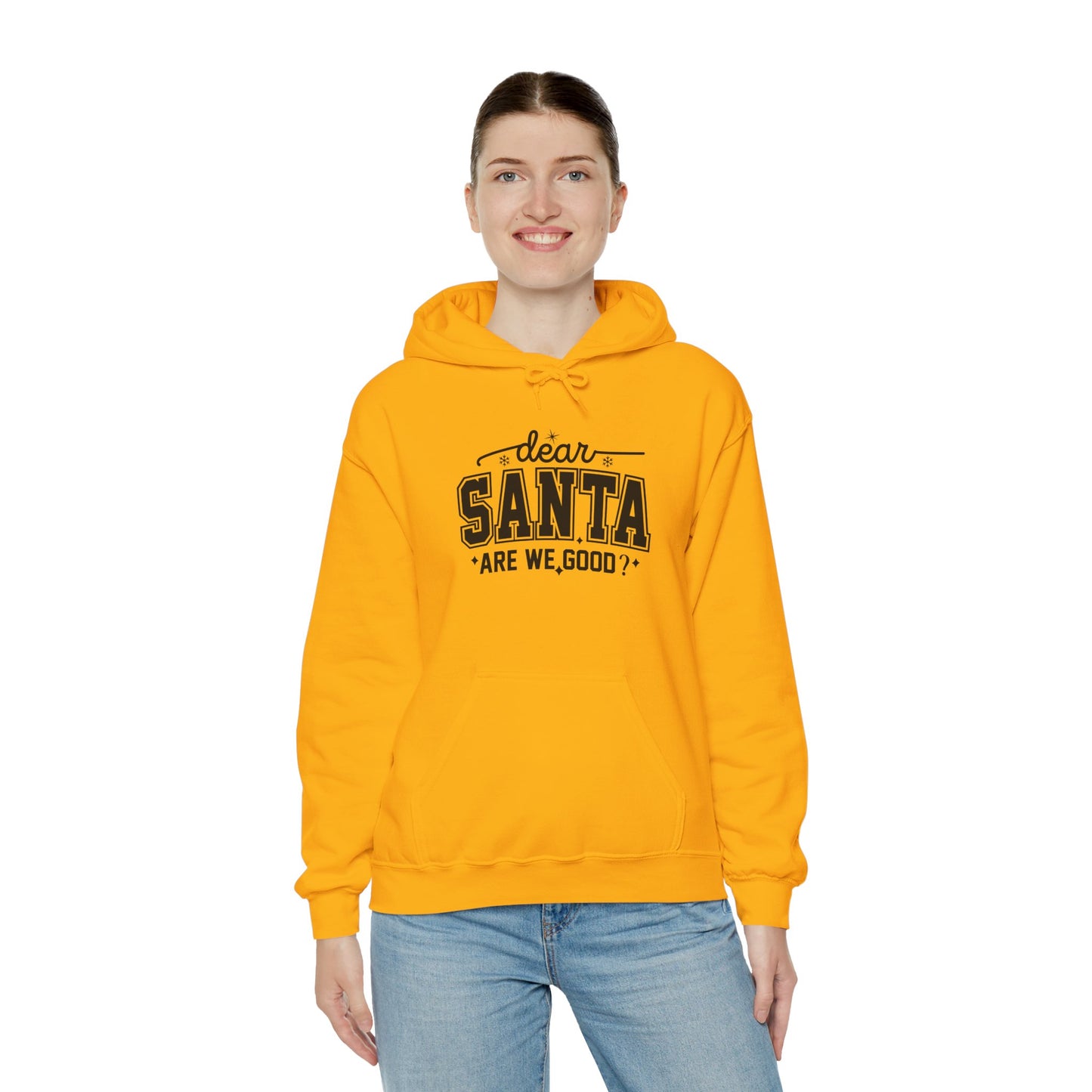 Dear SANTA Are We Good Unisex Comfort Hoodie.