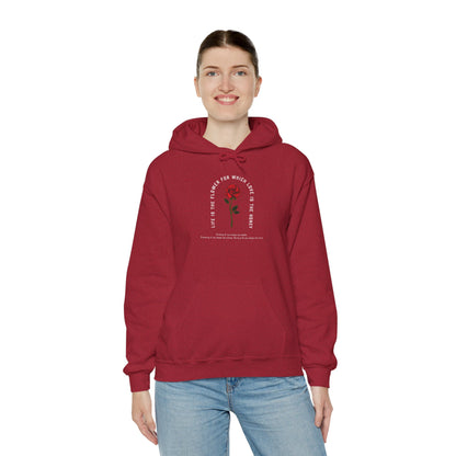 Life Is the Flower Hoodie – A Symbol of Love and Warmth