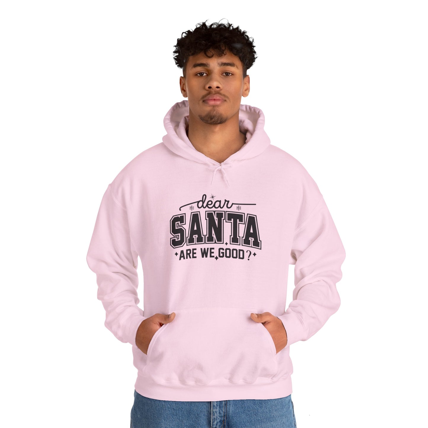 Dear SANTA Are We Good Unisex Comfort Hoodie.