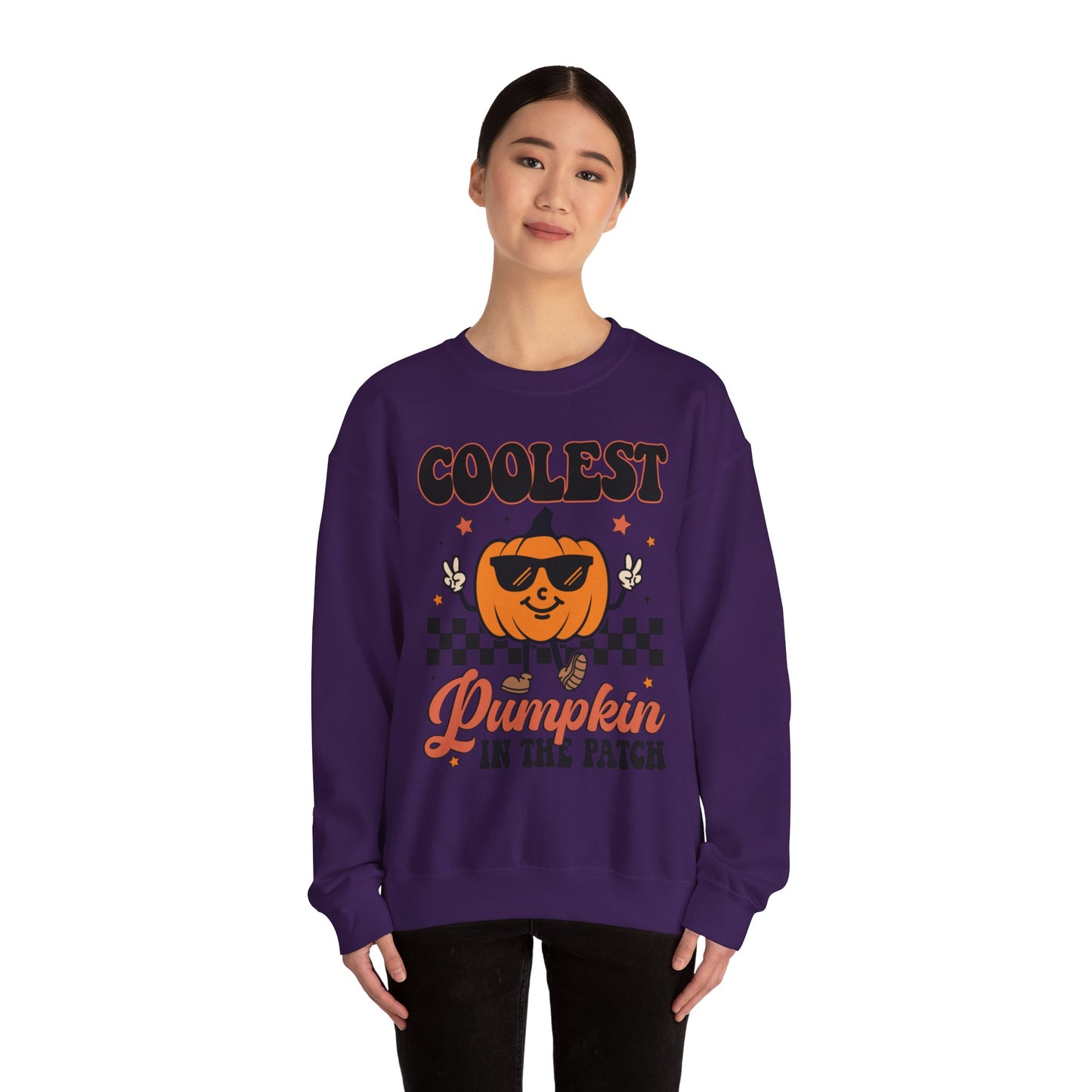 Coolest Pumpkin in the Patch Halloween Sweatshirt – Unisex Cozy Crewneck