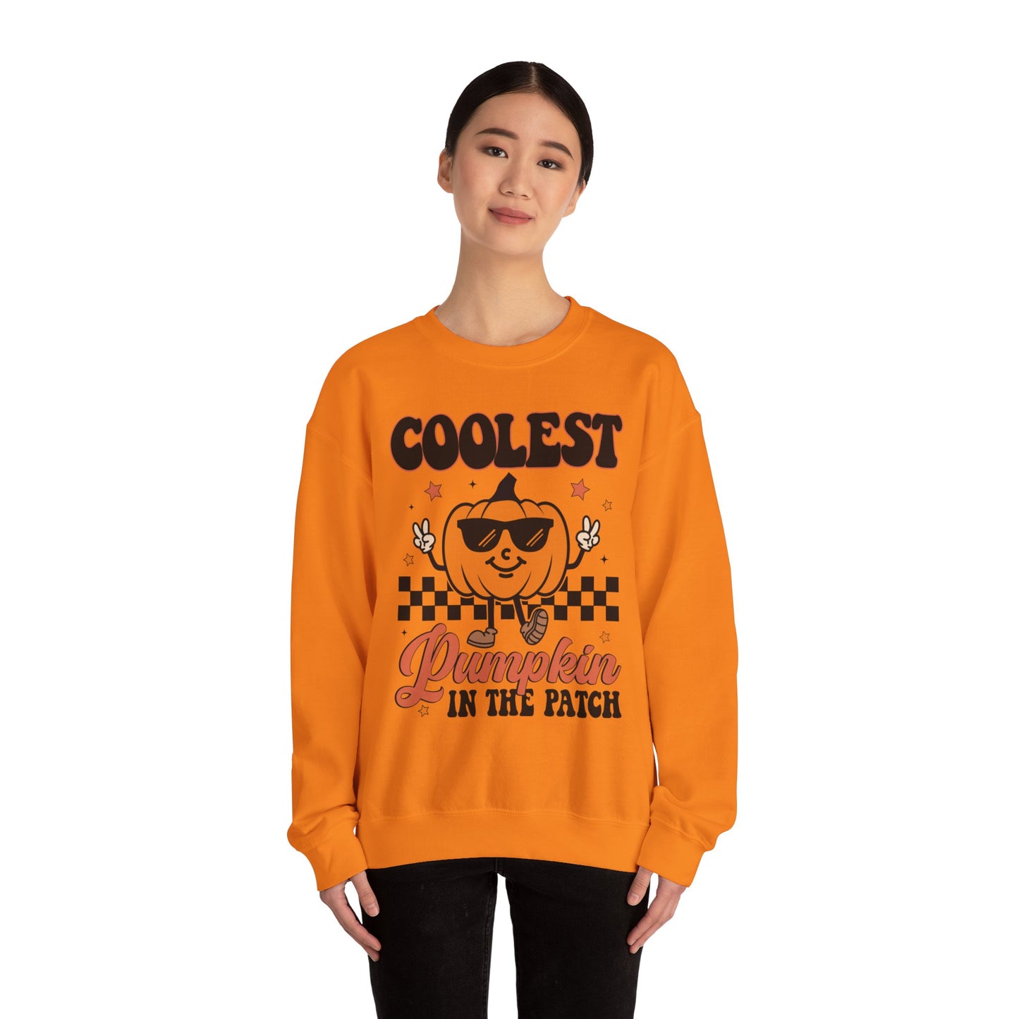 Coolest Pumpkin in the Patch Halloween Sweatshirt – Unisex Cozy Crewneck