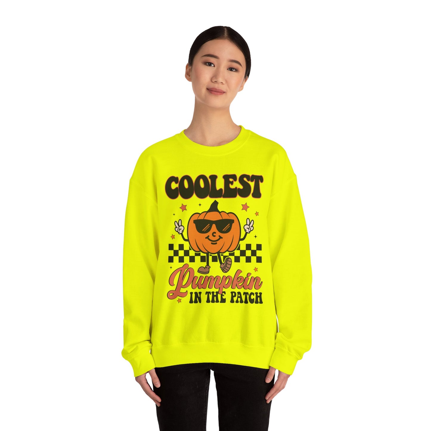 Coolest Pumpkin in the Patch Halloween Sweatshirt – Unisex Cozy Crewneck