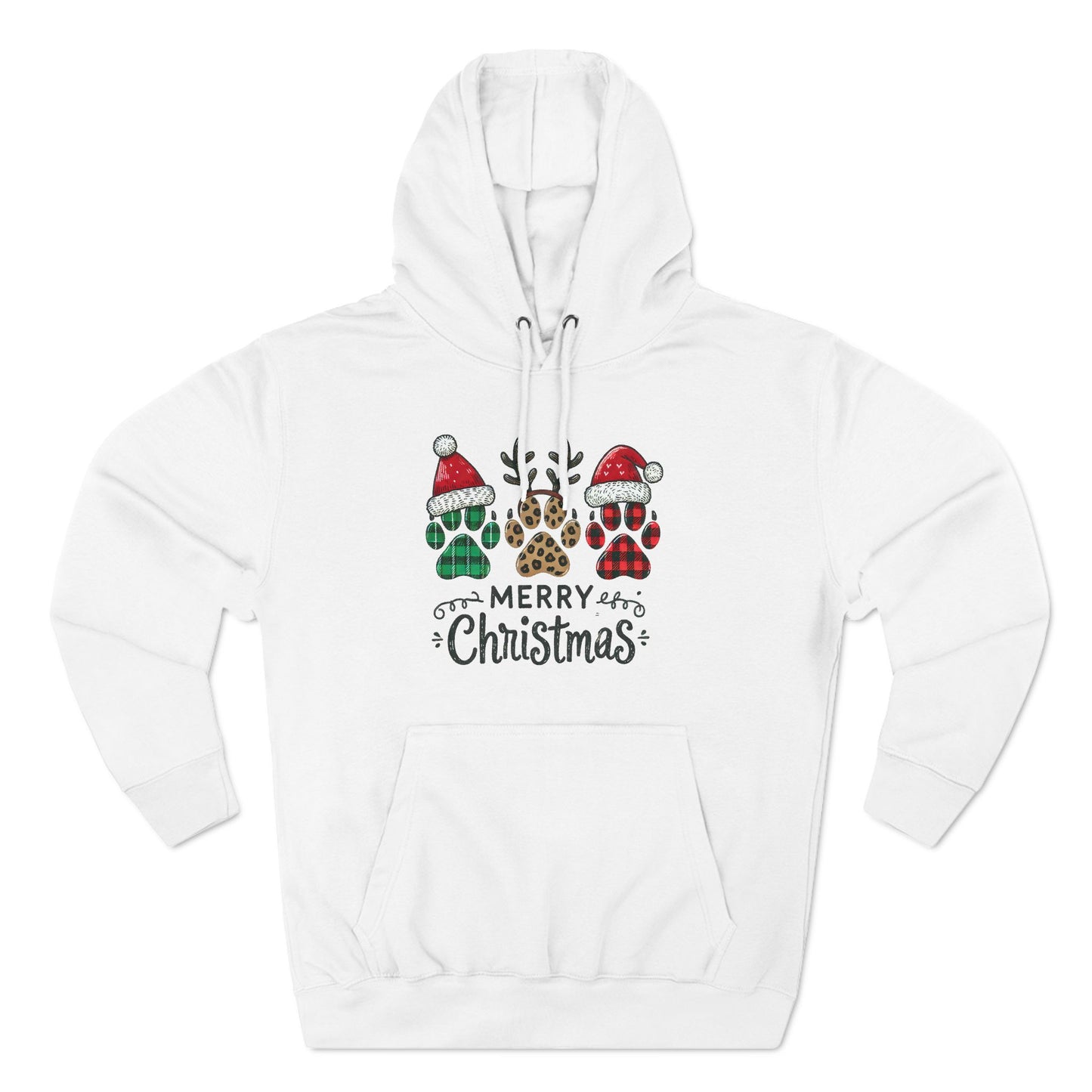 Merry Christmas Paw Hoodie