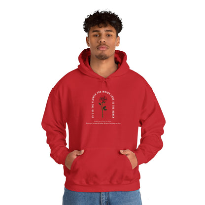 Life Is the Flower Hoodie – A Symbol of Love and Warmth