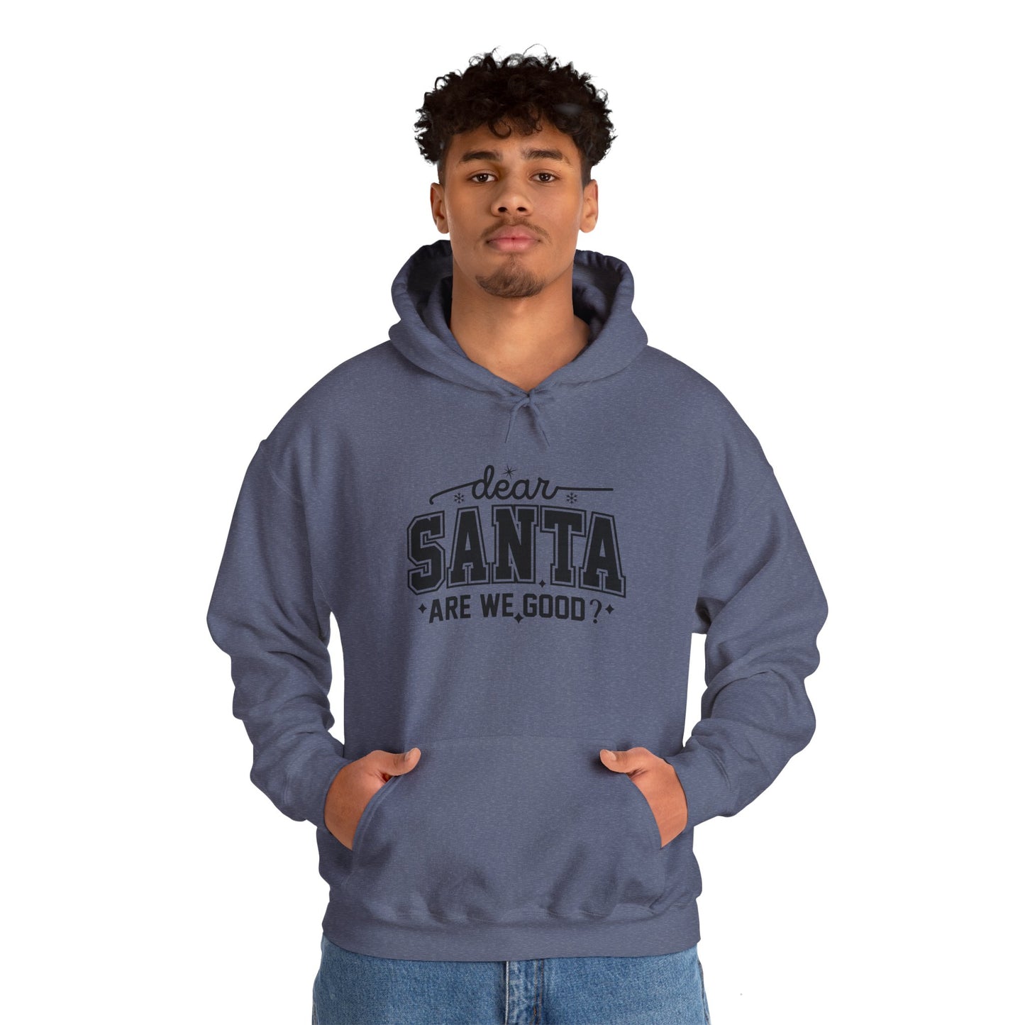 Dear SANTA Are We Good Unisex Comfort Hoodie.