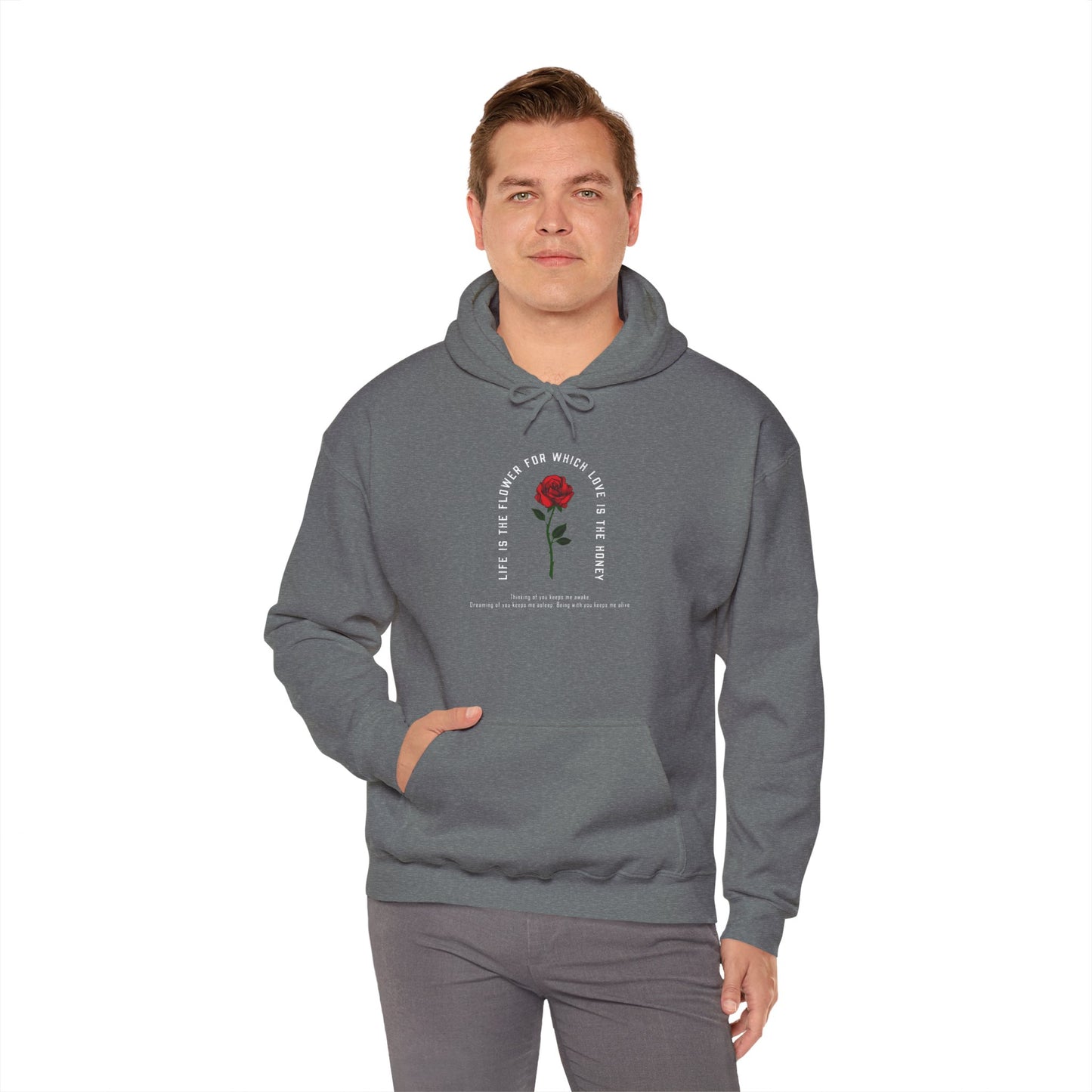 Life Is the Flower Hoodie – A Symbol of Love and Warmth