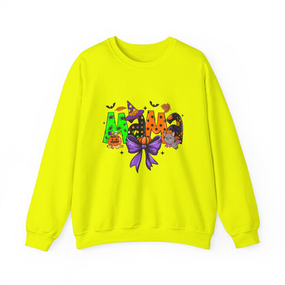 Mama Halloween Crewneck Sweatshirt – Cozy Unisex Heavy Blend