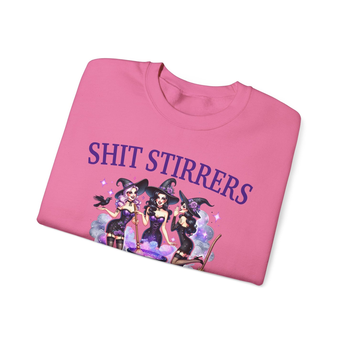 Shit Stirrers - Unisex Heavy Blend Crewneck Sweatshirt – Soft, Durable, and Perfect for Any Occasion