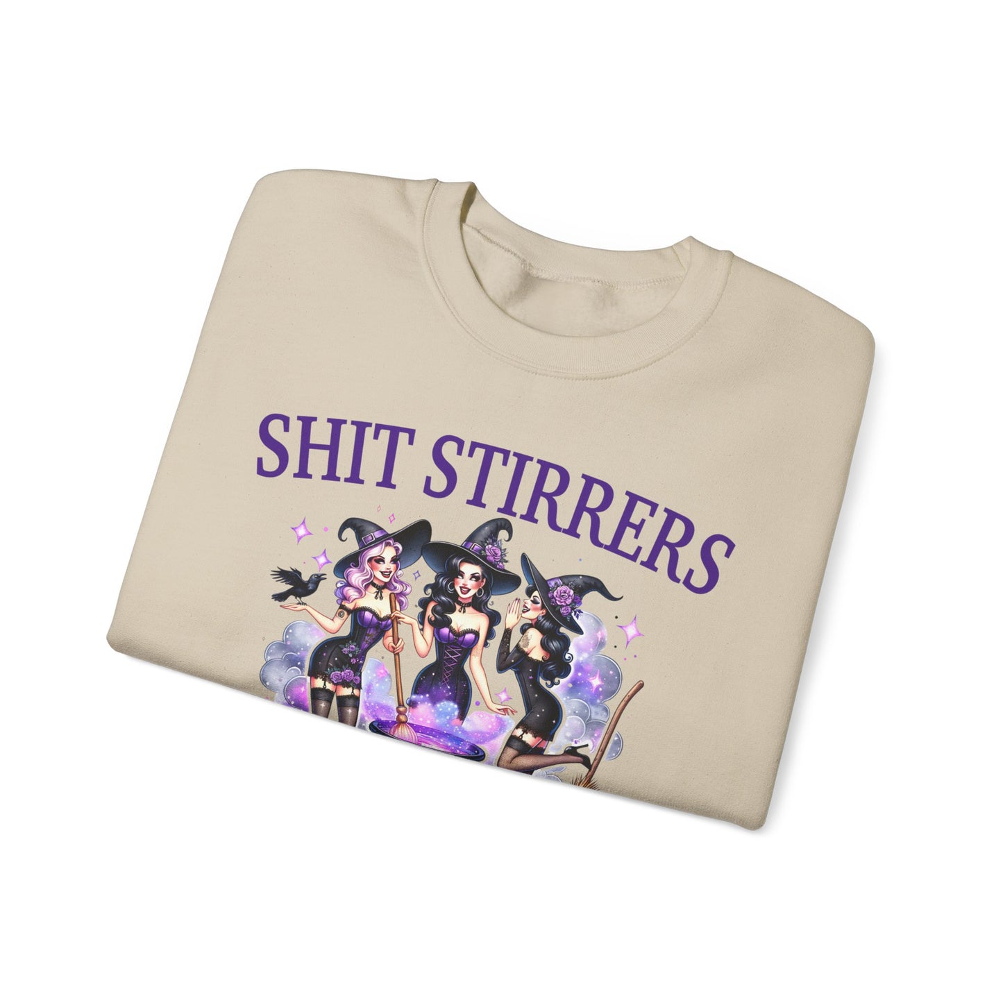 Shit Stirrers - Unisex Heavy Blend Crewneck Sweatshirt – Soft, Durable, and Perfect for Any Occasion