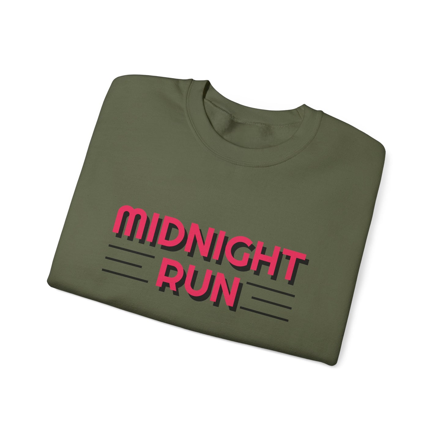 Midnight Run" Unisex Heavy Blend Sweatshirt – Cozy and Stylish for Late Nights