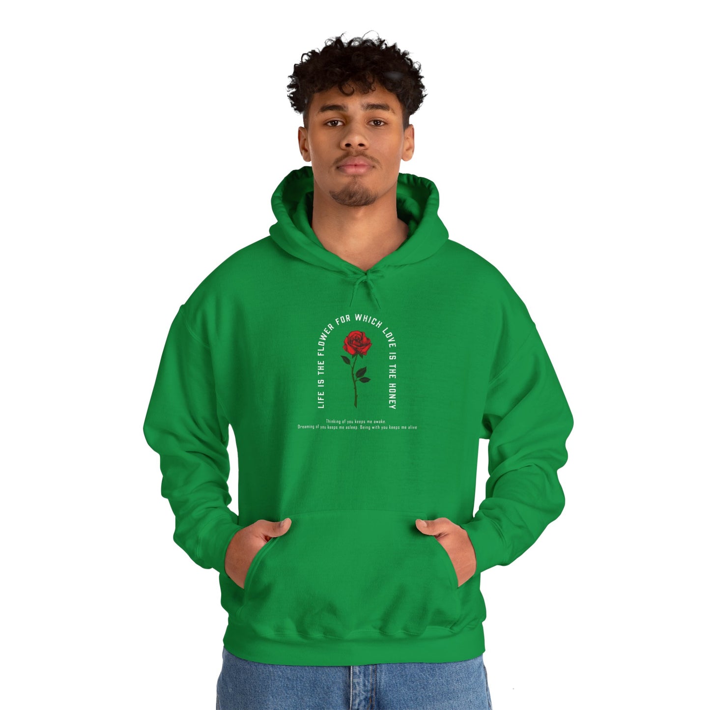 Life Is the Flower Hoodie – A Symbol of Love and Warmth