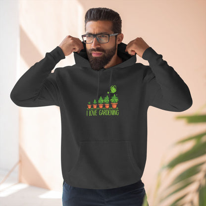 I Love Gardening Hoodie - Cozy Cannabis Culture Pullover