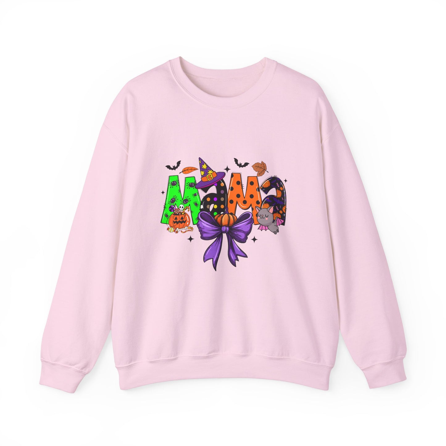 Mama Halloween Crewneck Sweatshirt – Cozy Unisex Heavy Blend