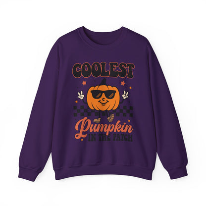 Coolest Pumpkin in the Patch Halloween Sweatshirt – Unisex Cozy Crewneck