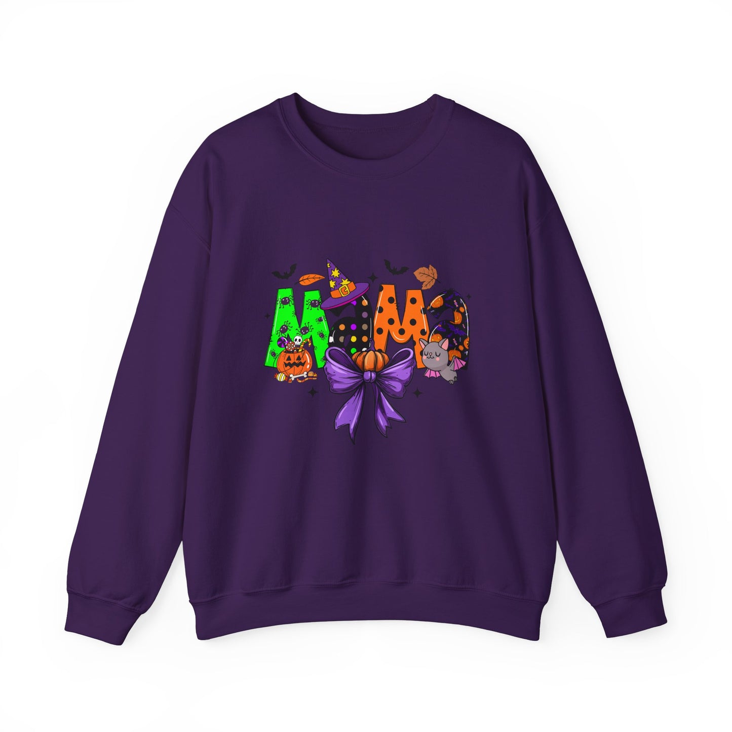 Mama Halloween Crewneck Sweatshirt – Cozy Unisex Heavy Blend