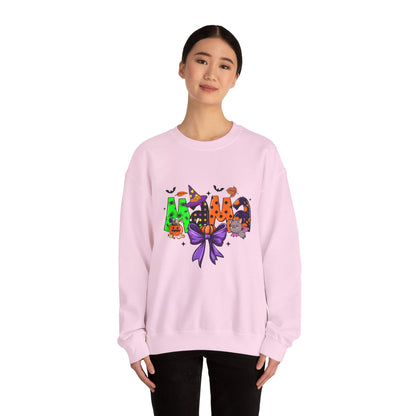 Mama Halloween Crewneck Sweatshirt – Cozy Unisex Heavy Blend