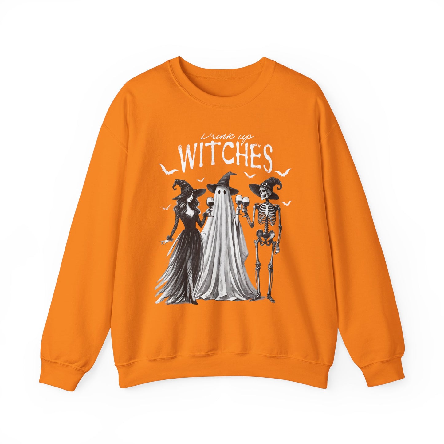 Drink Up Witches Halloween Sweatshirt – Unisex Cozy Crewneck