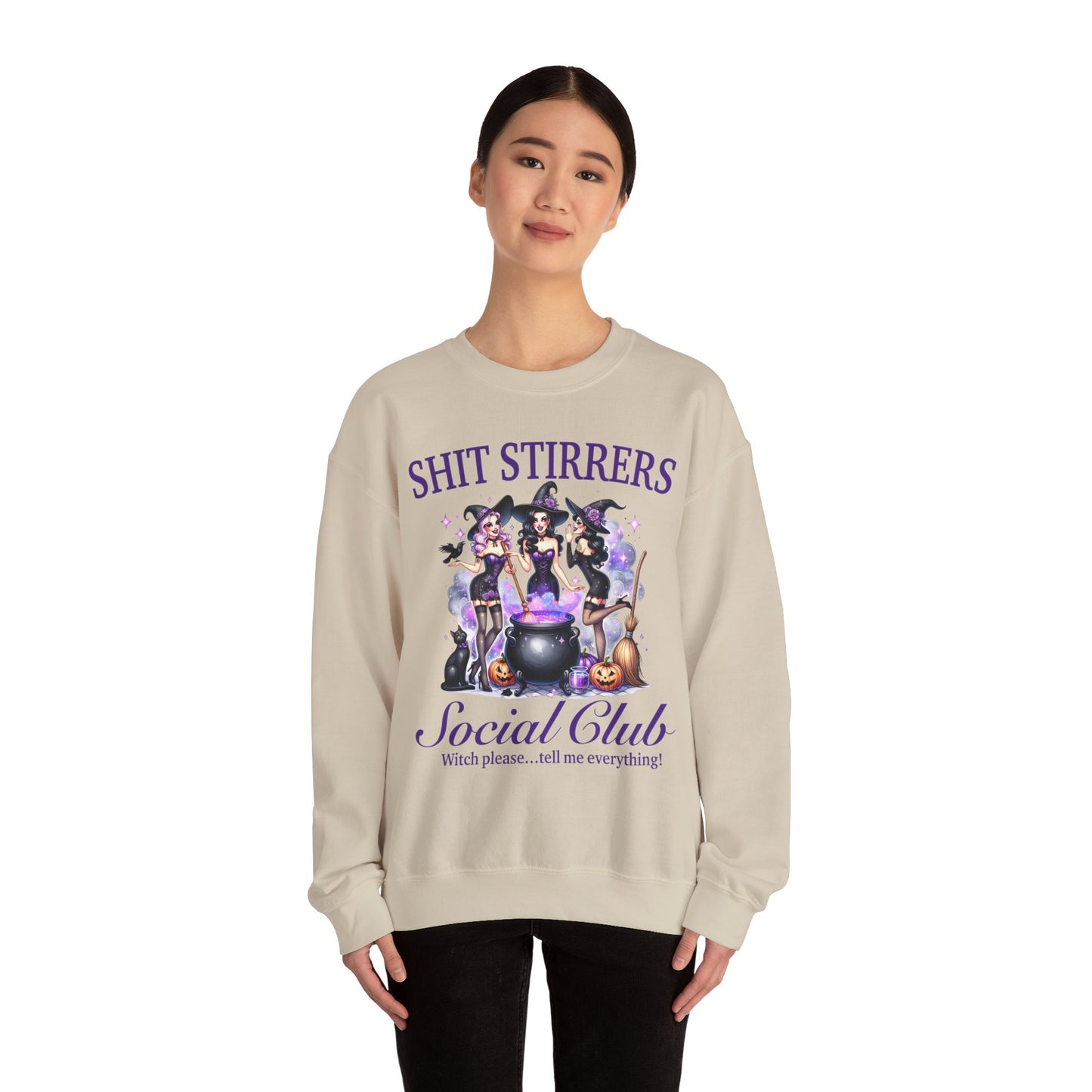 Shit Stirrers - Unisex Heavy Blend Crewneck Sweatshirt – Soft, Durable, and Perfect for Any Occasion