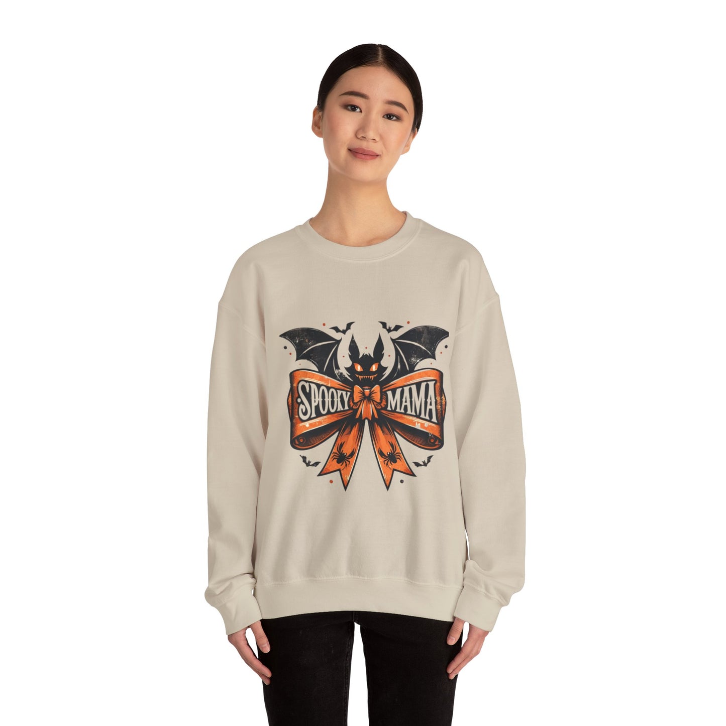 Spooky Mama Halloween Sweatshirt – Unisex Heavy Blend Crewneck