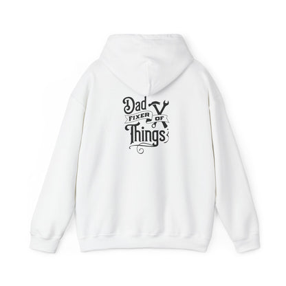 "Dad - Fixture of Things Hoodie – A Tribute to the Ultimate Problem-Solver"