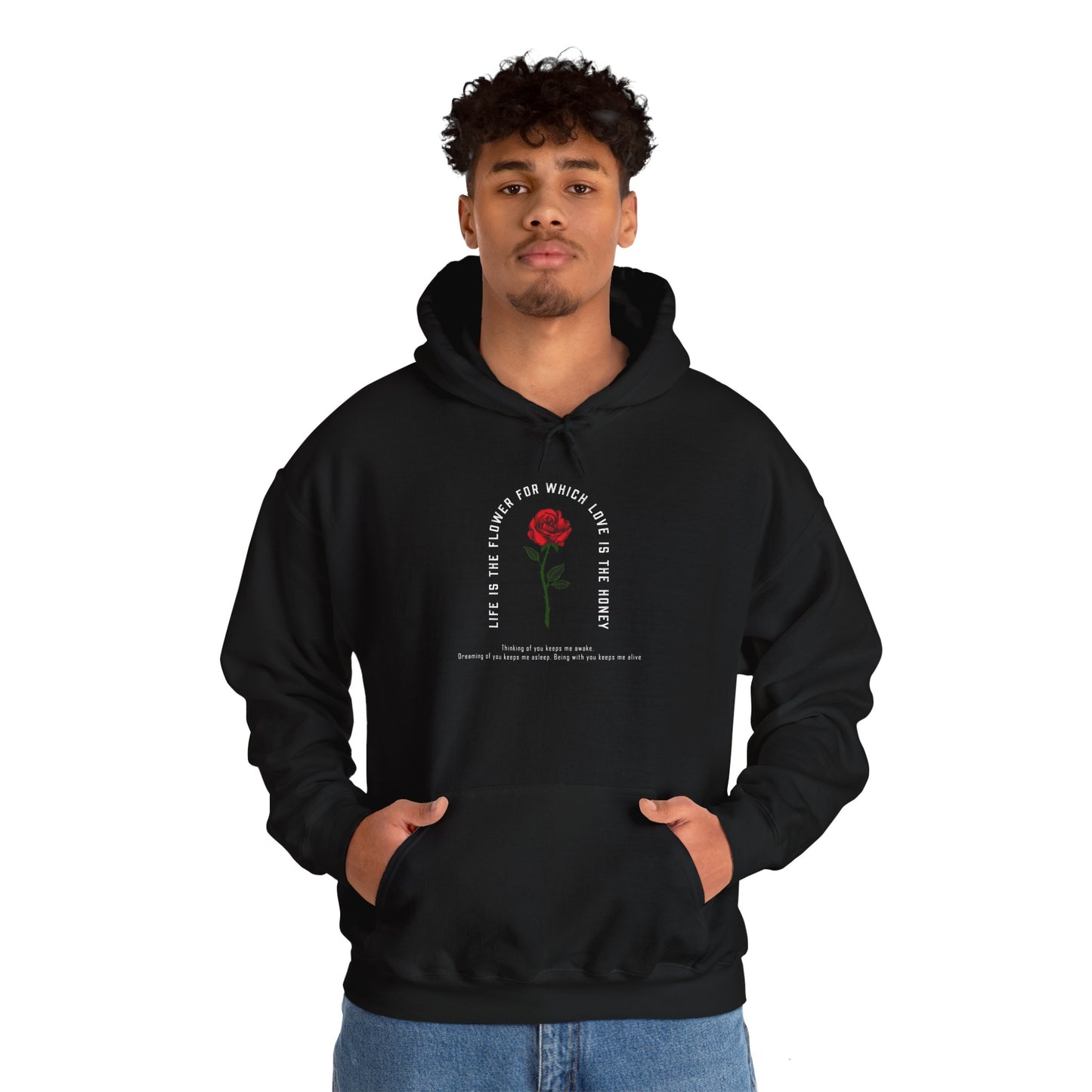 Life Is the Flower Hoodie – A Symbol of Love and Warmth