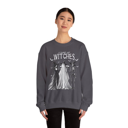 Drink Up Witches Halloween Sweatshirt – Unisex Cozy Crewneck