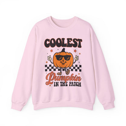 Coolest Pumpkin in the Patch Halloween Sweatshirt – Unisex Cozy Crewneck