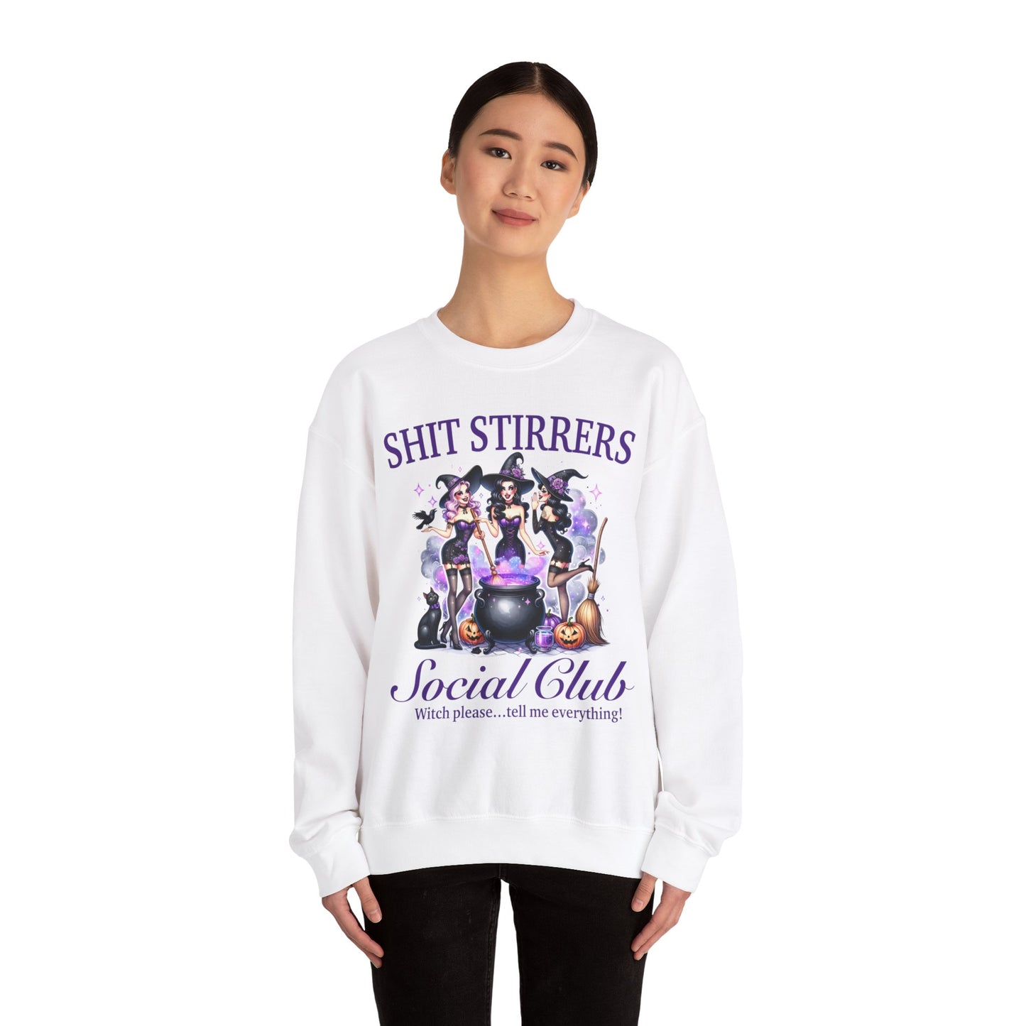 Shit Stirrers - Unisex Heavy Blend Crewneck Sweatshirt – Soft, Durable, and Perfect for Any Occasion