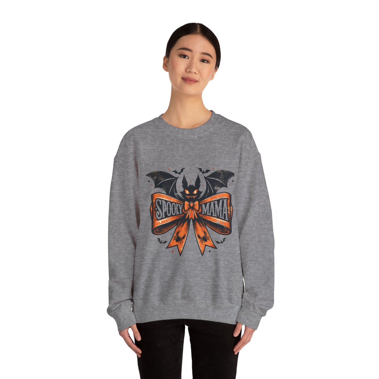 Spooky Mama Halloween Sweatshirt – Unisex Heavy Blend Crewneck