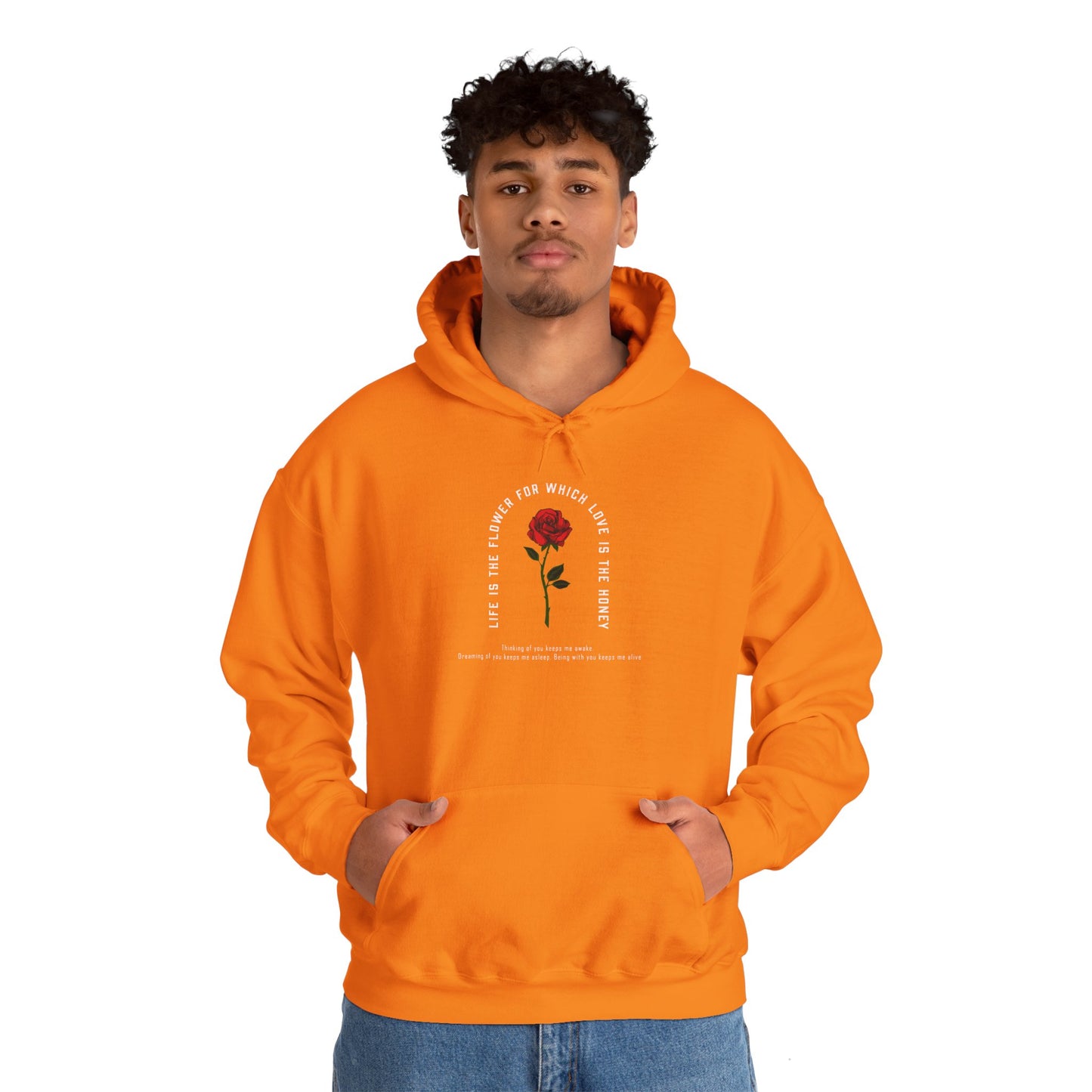 Life Is the Flower Hoodie – A Symbol of Love and Warmth