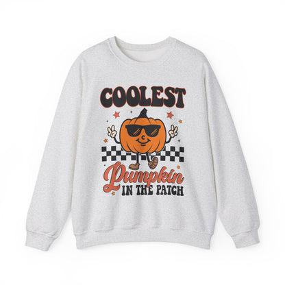 Coolest Pumpkin in the Patch Halloween Sweatshirt – Unisex Cozy Crewneck