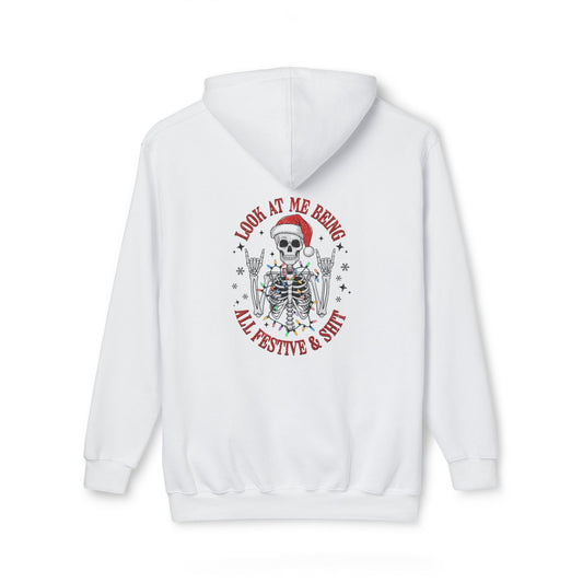 Festive Skeleton Christmas Hoodie