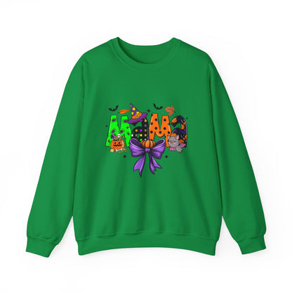 Mama Halloween Crewneck Sweatshirt – Cozy Unisex Heavy Blend