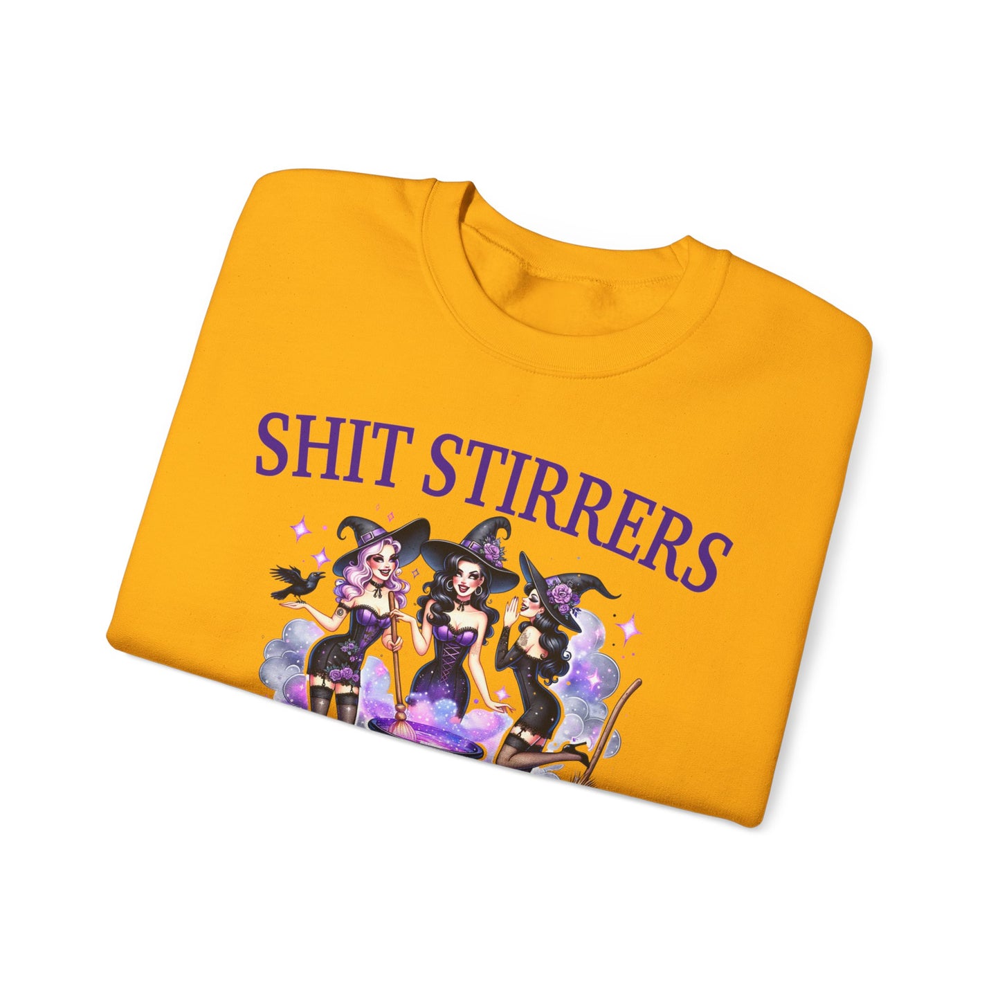 Shit Stirrers - Unisex Heavy Blend Crewneck Sweatshirt – Soft, Durable, and Perfect for Any Occasion